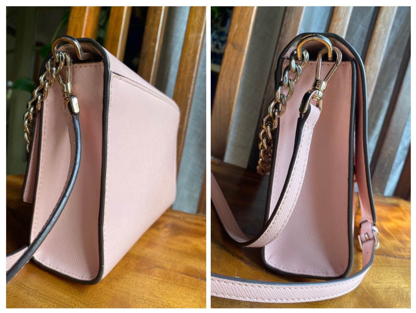 Kate Spade New York Carson Flap Convertible Crossbody Conch Pink