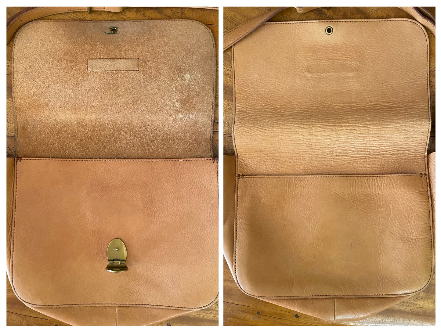 Madewell Abroad Shoulder Crossbody Leather Bag Camel
