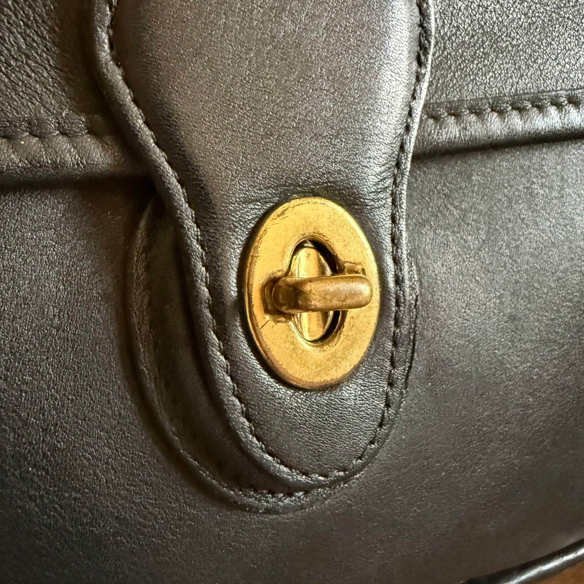 Vintage Coach Willis Bag Black Leather 9927 – 1998