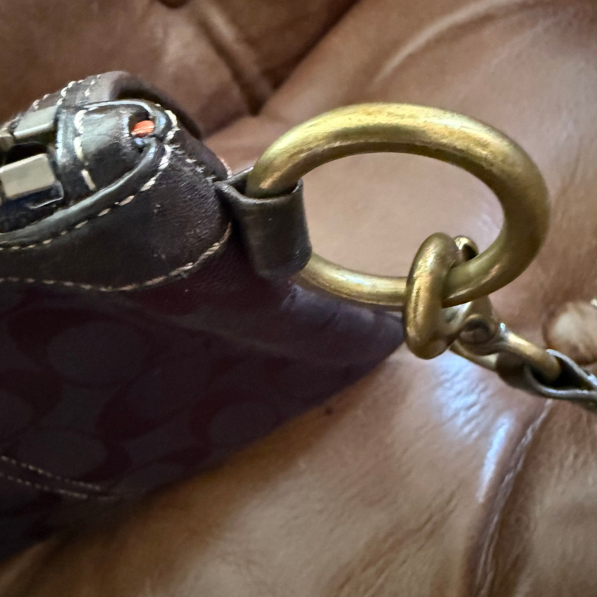 Coach Vintage Legacy Turnlock Waist Bag Brown