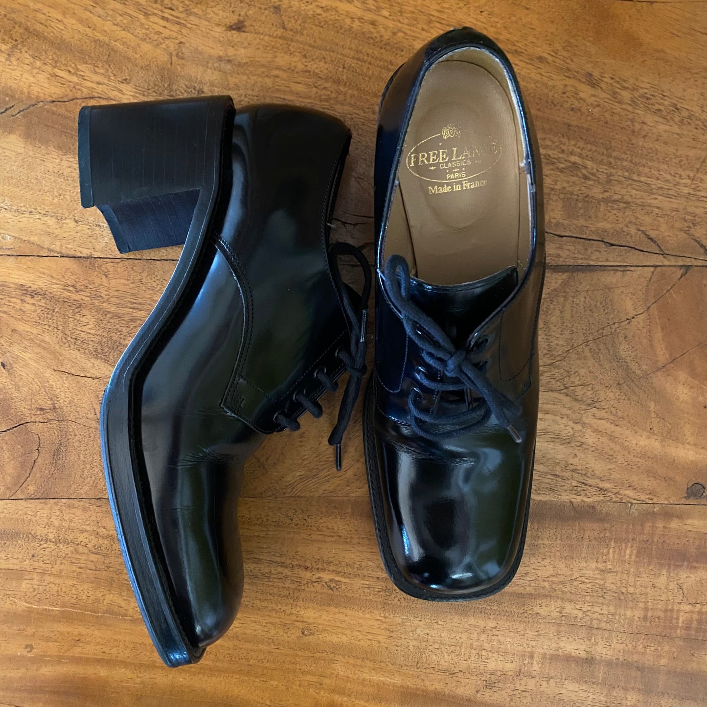 Free Lance Paris Classics Derby Black Lace Up Womens Shoes 36 EU, 5.5 US