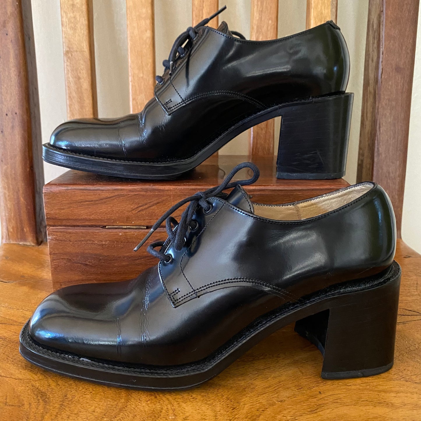 Free Lance Paris Classics Derby Black Lace Up Womens Shoes 36 EU, 5.5 US