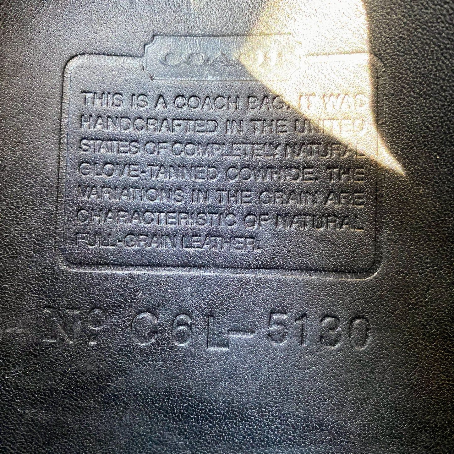 VINTAGE | Coach Station Bag #5130 | Top Handle & Crossbody Strap | Black Leather