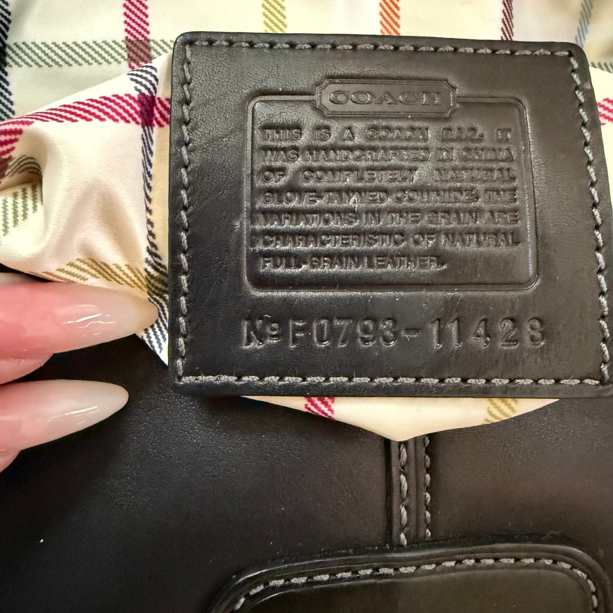 Coach Bleecker Leather Flap Shoulder Crossbody Bag Black 11428
